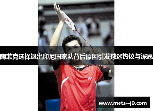 陶菲克选择退出印尼国家队背后原因引发球迷热议与深思